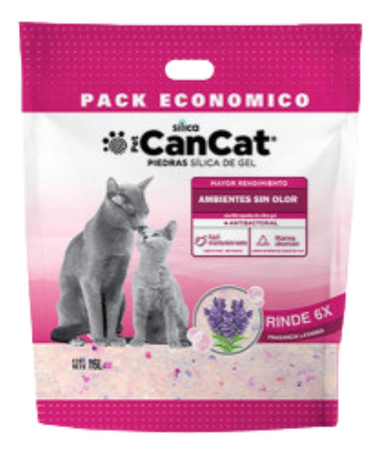 Silica Cancat Lavanda X 15,2 Lts x 3.8kg de peso neto y 3.8kg de peso por unidad