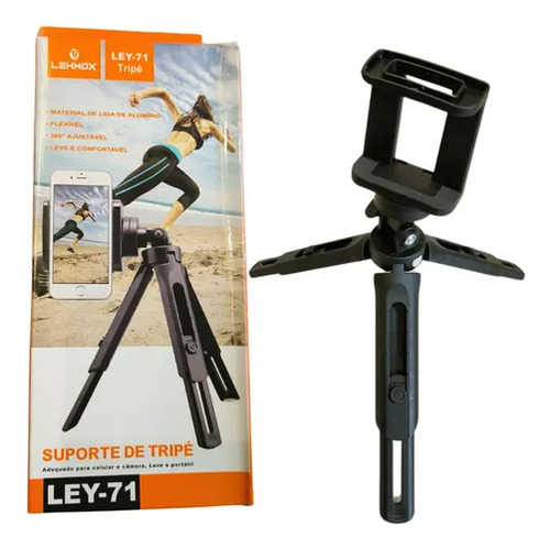 Suporte Para Smartphone Com Tripé Ley-71 Lehmox