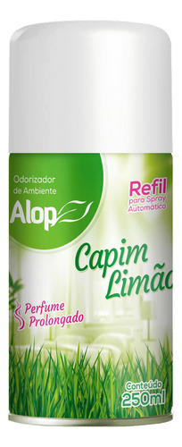 Refil Spray Automático Odorizant Ambiente Capim Limão 250ml 