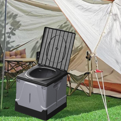 Inodoro Plegable Para Acampar, Inodoro Portátil Con Tapa