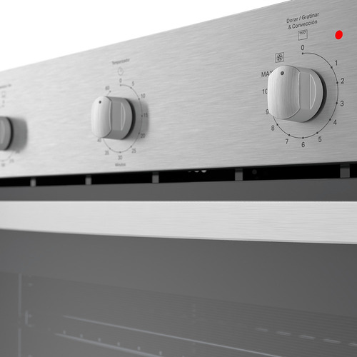 Horno Empotrable Whirlpool Gas 32 Woa301s Gris Acero
