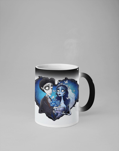 Taza Magica El Cadáver De La Novia Victor Y Emily 320 Ml Cadaver De La Novia