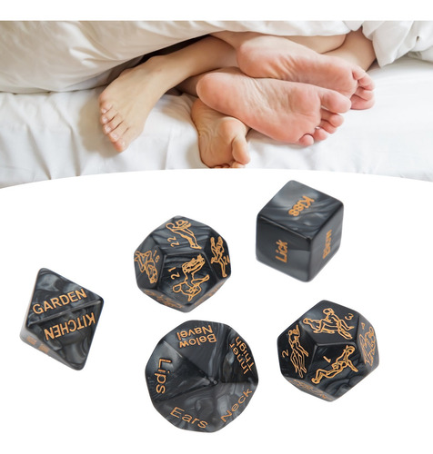 Juego De Dados De San Valentín, 5 Unidades, Pareja, Amantes,