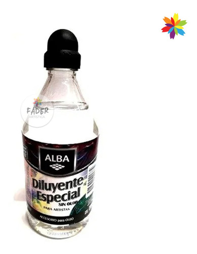 Diluyente Especial Alba 500ml Sin Olor Para Oleo