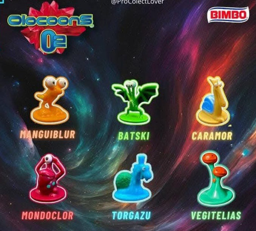 Olocoons O2 2024 2025 Bimbo Cole Completa 6 Figuras Selladas (Usado)