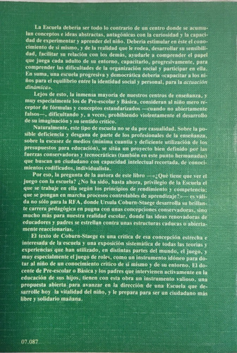 Libro Juego Y Aprendizaje Teoria Y Praxis Edic.de La Torre
