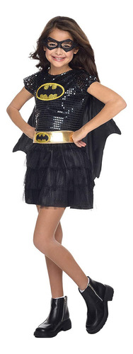 Disfraz De Rubíes Dc Superheroes Batgirl Sequin Dress Disfra