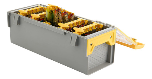 Plano Edge - Caja De Utilidad De Anzuelo De Rana, Gris/amari