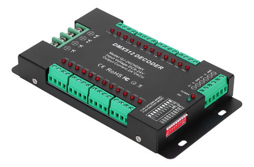 Controlador De Decodificación Acouto Dmx512 De 24 Canales Le