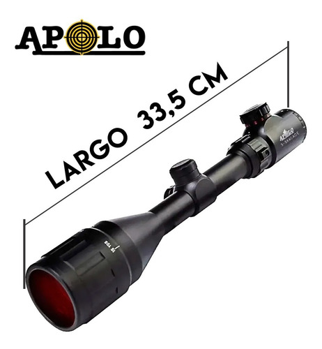 Imagen 5 de 10 de Mira Telescopica Apolo 3-9x40 Zoom Caza Mildot Luz Paralaje
