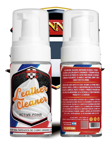 Ternnova | Leather Cleaner | Espuma Limpia Cuero | 100ml