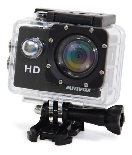 Câmera Digital 4k Adc 840 Amvox Com Case A Prova D´água