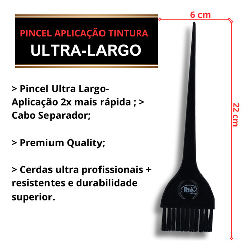 Riè Salon-pro Kit 1 Esc Prof Vulcan 47 +1 Pincel Rie Salon