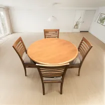 Comprar Juego De Comedor Redondo 4 Sillas- Serra Amoblamientos-