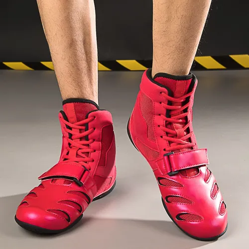 L Zapatos De Boxeo Profesionales Y Botas De Lucha Libre