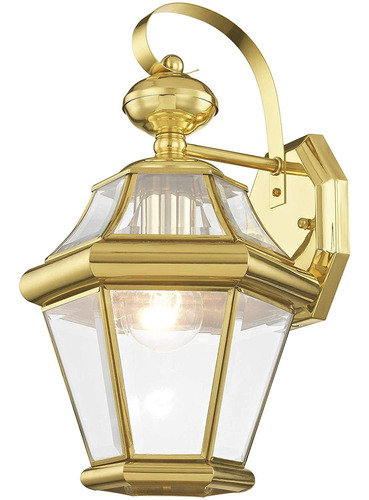 Imagen 4 de 6 de 2161-02farol De Pared Para Exteriores (cristal Biselado Tran