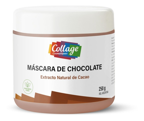 Mascara De Chocolate Colageno Alantoina Collage 250g Lefemme