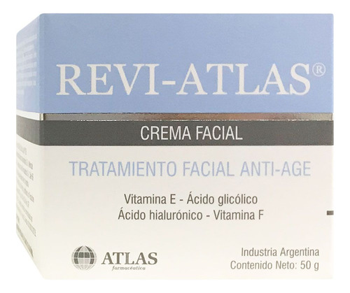 Revi Atlas Crema Facial Antiarrugas Antiedad Hidratante 50g