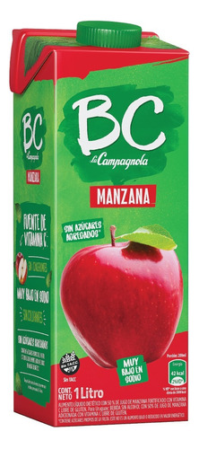 Jugo de manzana  BC líquido 1 L 