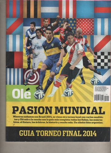 Revista Ole * Especial - Guia Del Torneo Final 2014