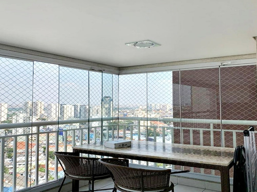 Imagem 11 de 20 de Apartamento Mobiliado 132m² Andar Alto 3 Suites Varanda Gourmet 2 Vagas