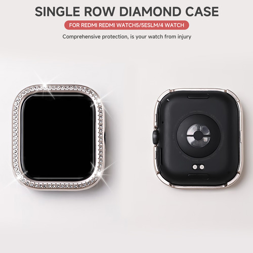 Bling Funda De Pc Para Xiaomi Redmi Watch 5 5esim Diamond, Protector De Parachoques, Marco, Carcasa Para Redmi Watch 4 Accessorie (no