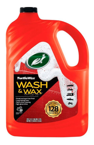 Shampoo Con Cera Para Auto 3785 Ml Turtle Wax