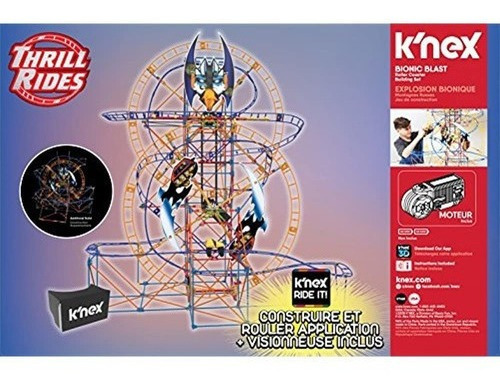 K Nex Emocion Bionic Blast Roller Coaster Con Ride It Aplic