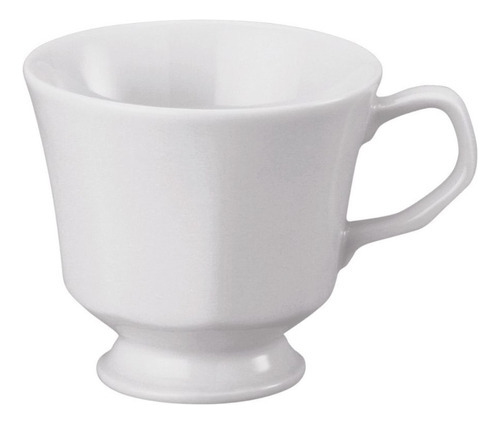 1 Xícara De Chá Sem Pires Prisma 1a Linha Porcelana Schmidt Branco