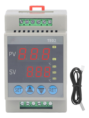 Controlador De Temperatura Guide Rail 220vac Din Micro High