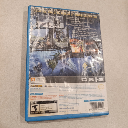 Wiiu Caja (sin Juego) De Monster Hunter 3 Últ Nintendo Wii U (Usado)