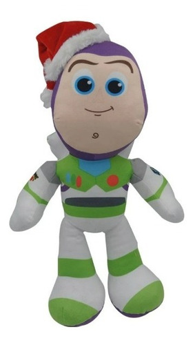 Toy Story Peluche Buzz Lightyear Con Gorro Navidad 40 Cm   