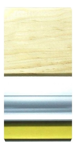 Rasero Para Serigrafía De Madera/aluminio, Dureza 70, 7 Cm