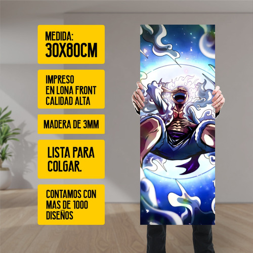 Cuadro Grande Anime One Piece Luffy Gear 5 - Animeras