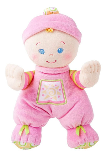 Boneca Fisher Price Baby Rosa Pelucia 18 Cm - N0663