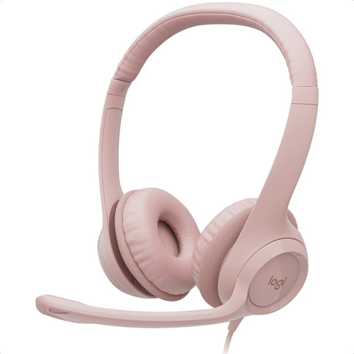 Diadema Logitech H390 Usb Headset Rosado 981-001280