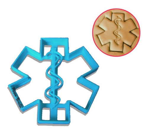 Esculapio Medicina Cortante Galleta Cookies Masas Enfermeria