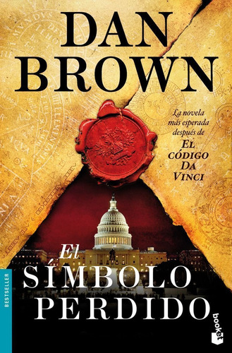 El símbolo perdido, de Brown, Dan. Serie Bestseller internacional Editorial Booket México, tapa blanda en español, 2014