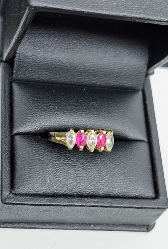 Anillo De Oro Media Chrumebela 14k Mex X60 Amarillo 8 (Usado)