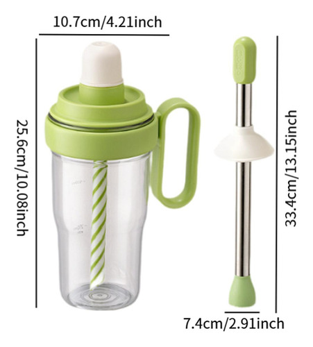 Vaso Mezclador Portátil Reutilizable Para Bebidas, Ideal