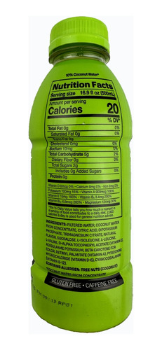 Prime Hydratation Drink Lemon Lime 4l (8pack)