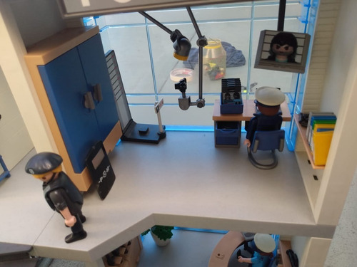 Imagen 5 de 10 de Playmobil 5182 Con Alarma Carcel De Policia.