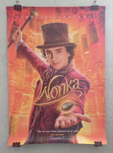 Poster Original De Cine Wonka