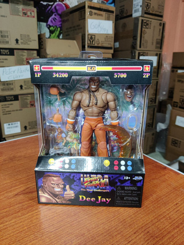 Dee Jay Street Fighter 2 Final Challenge Jada Toys Sin Abrir (Usado)