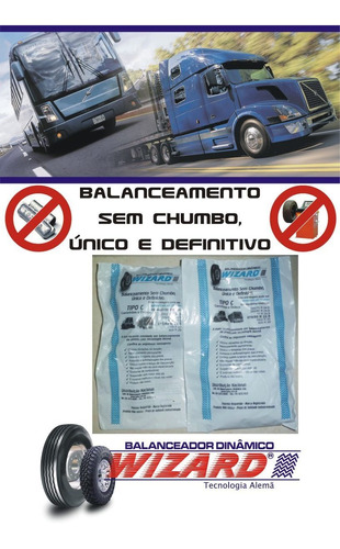 Kit 10 Unid. Balanceamento Dinâmico Motor Home 275/80 R22.5