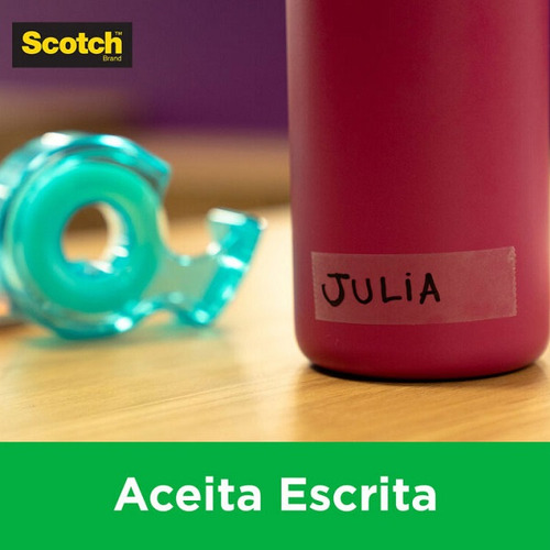 Fita Magica 19mm X 10m 3m Scotch C/ Dispenser Azul