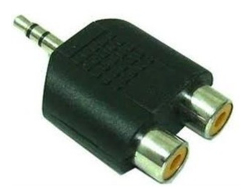 Adaptador Plug 3,5 Stereo - 2 Jack Rca Audio Tv Auricular