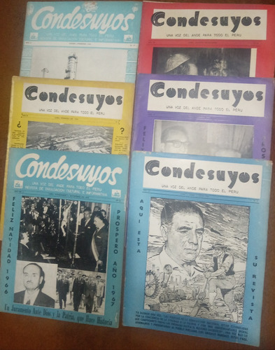 6 Revistas Antiguas Condesuyos