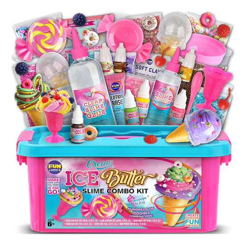 Funkidz - Kit De Slime De Mantequilla De Regalo Para Niñas D