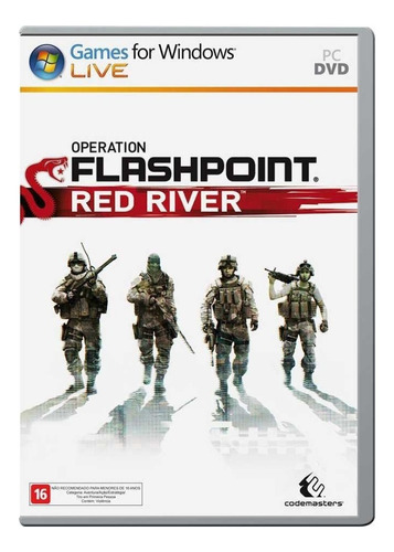 Jogo Midia Fisica Operation Flashpoint Red River Pra Pc